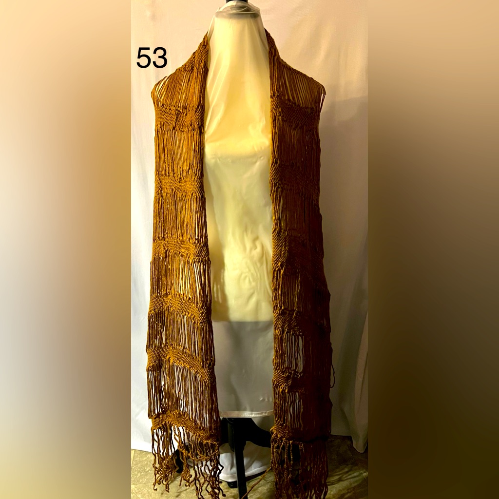 Brown String Wrap.